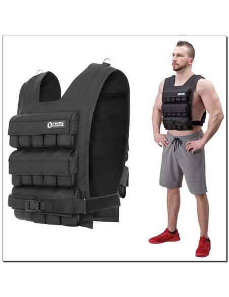 Kamizelka treningowa z obciążeniem 30kg cordura hms kto30