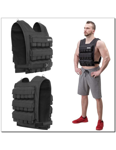Kamizelka treningowa z obciążeniem 30kg cordura hms kto30