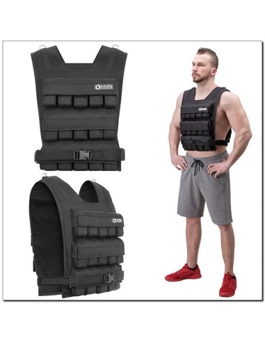Kamizelka treningowa z obciążeniem 30kg cordura hms kto30