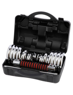 Sztangielki-sztanga w walizce 2w1 sgp30 hms 2x15 kg 2