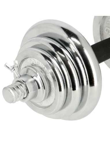 Sztangielki w walizce hms stc21 2 x 10 kg chrom