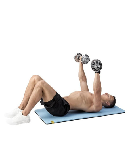 Sztangielki w walizce hms stc21 2 x 10 kg chrom