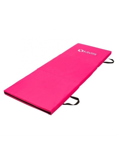 Materac gimnastyczny składany różowy 1800x600x500mm hms mgs02
