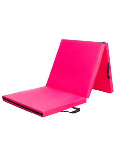 Materac gimnastyczny składany różowy 1800x600x500mm hms mgs02