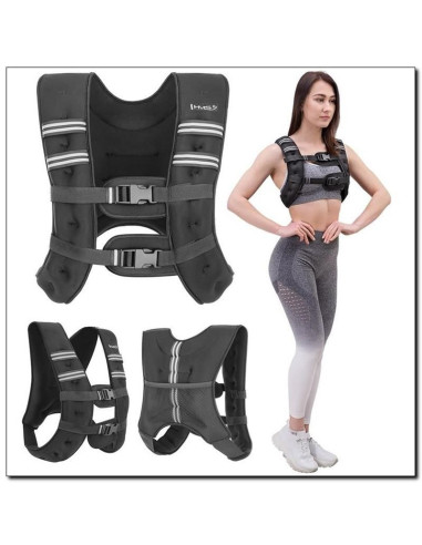Kamizelka treningowa z obciążeniem 5kg neoprenowa hms kto05