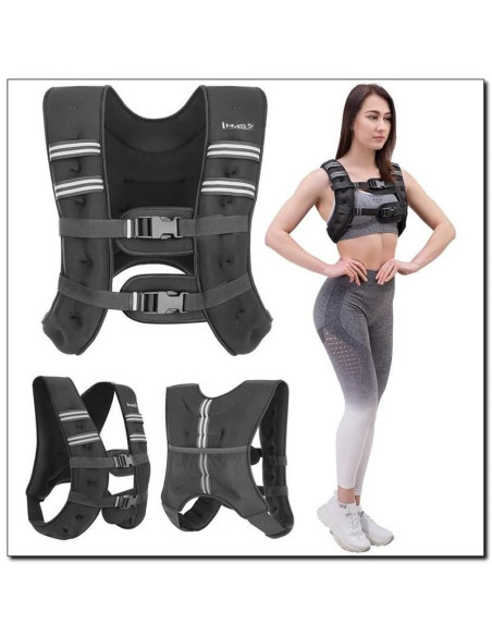 Kamizelka treningowa z obciążeniem 5kg neoprenowa hms kto05
