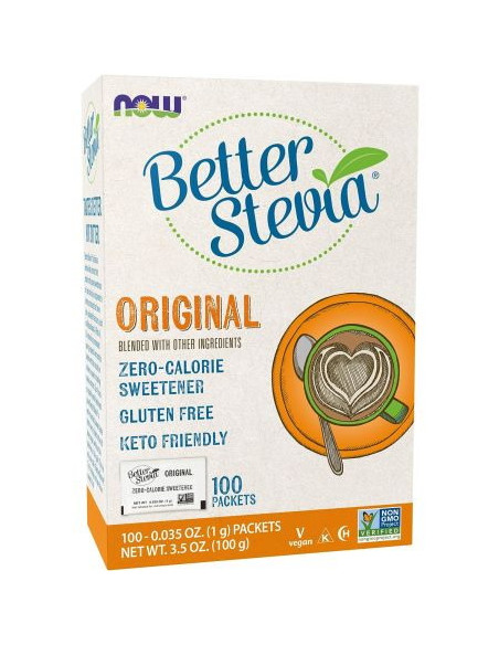 Better Stevia Original - Stewia - Naturalny Słodzik (100 Saszetek)
