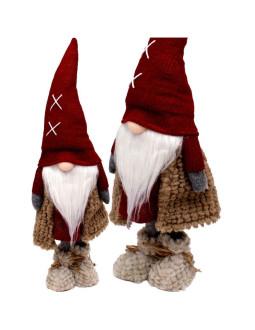 Ludowy skrzat gnom z brodą 59cm