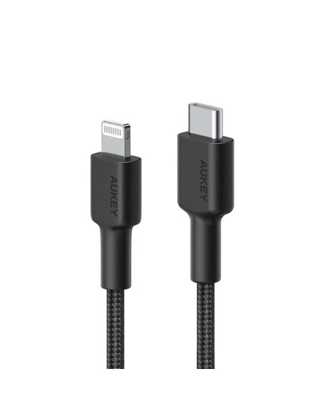 Aukey cb-cl03 nylonowy kabel usb c-lightning 2m pd