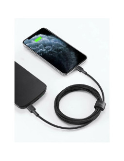 Aukey cb-cl03 nylonowy kabel usb c-lightning 2m pd 2