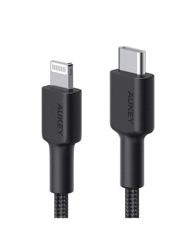 Aukey cb-cl03 nylonowy kabel usb c-lightning 2m pd