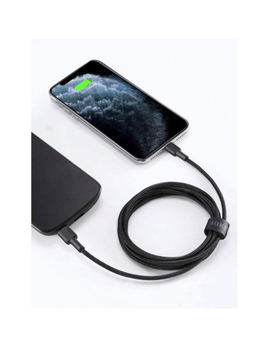 Aukey cb-cl03 nylonowy kabel usb c-lightning 2m pd