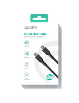 Aukey cb-scc101 kabel usb-c qc pd 1m 5a 100w 2