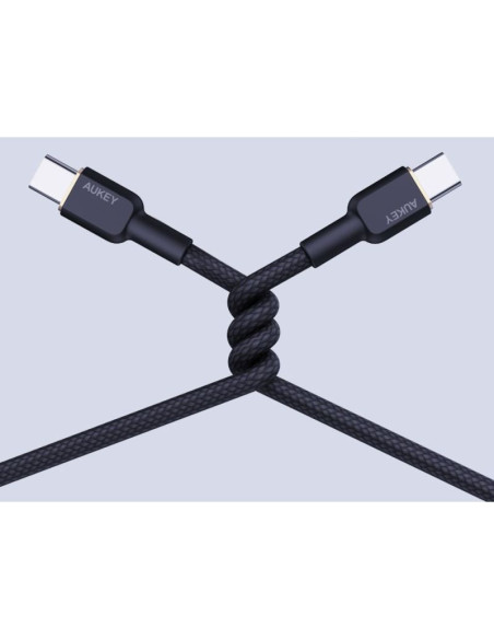 Aukey cb-ncc2 kabel usb-c qc pd 1.8m 3a 60w nylon