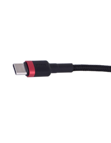 Baseus kabel usb-c do usb-c cafule 60w 1m, czarny