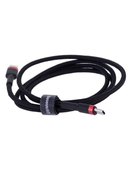 Baseus kabel usb-c do usb-c cafule 60w 1m, czarny
