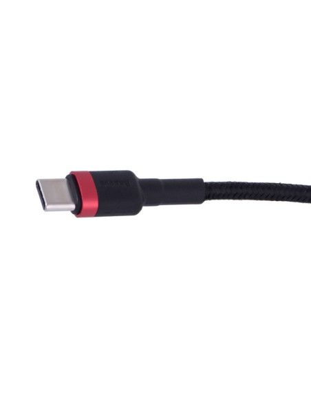 Baseus kabel usb-c do usb-c cafule 60w 1m, czarny
