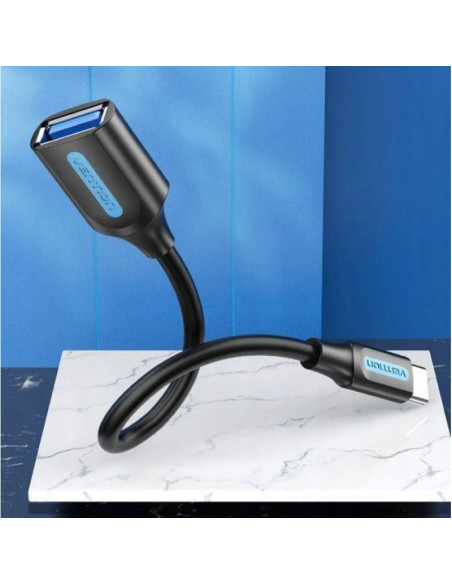 Przejściówka otg vention usb 3.1 usb-c do usb-a 0,15 m