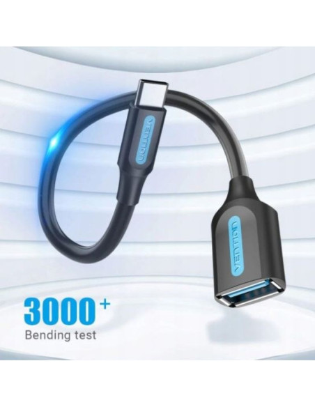 Przejściówka otg vention usb 3.1 usb-c do usb-a 0,15 m