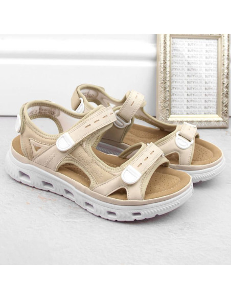 Komfortowe sandały na rzepy rieker w rkr691