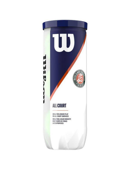 Piłki do tenisa ziemnego wilson roland garros all court 3 szt. wrt126400