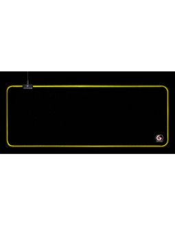 Gembird podkładka pod mysz gaming, z efektem świetlnym led, czarna, rozmiar - l 2