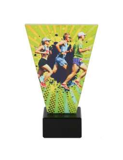 Trofeum szklane biegi