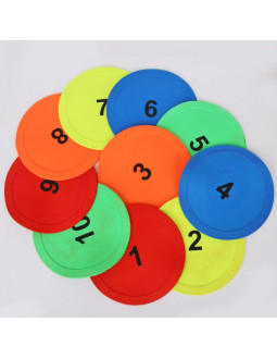 Pole do zabaw-krążek 10 szt numery