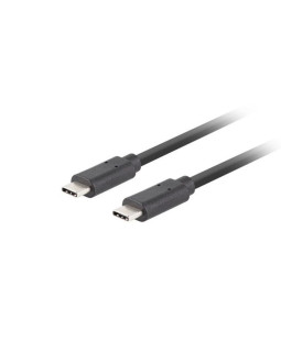 Lanberg kabel usb-c m/m 3.2 gen2 1m 10gb/s pd100w ca-cmcm-32cu-0010-bk 2