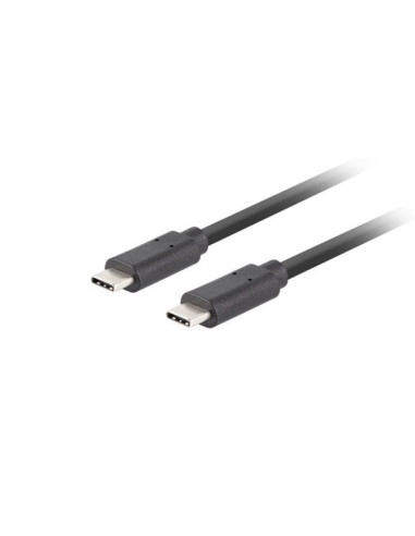 Lanberg kabel usb-c m/m 3.2 gen2 1m 10gb/s pd100w ca-cmcm-32cu-0010-bk