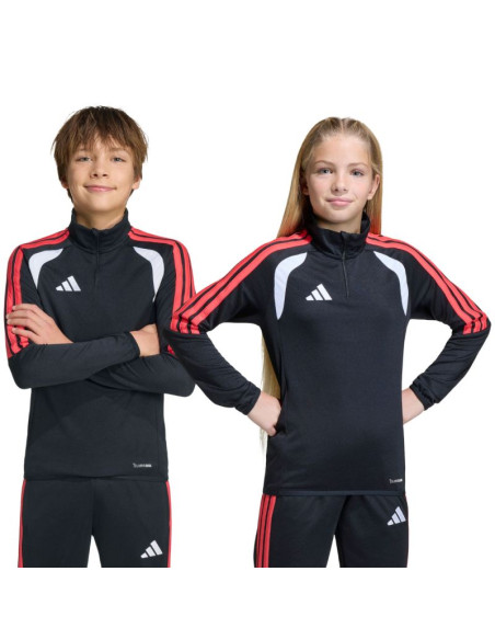 Bluza dla dzieci adidas tiro 26 league training top czarno-biało-czerwona jy7159