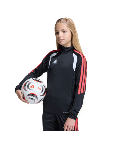 Bluza dla dzieci adidas tiro 26 league training top czarno-biało-czerwona jy7159