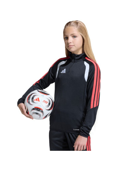 Bluza dla dzieci adidas tiro 26 league training top czarno-biało-czerwona jy7159