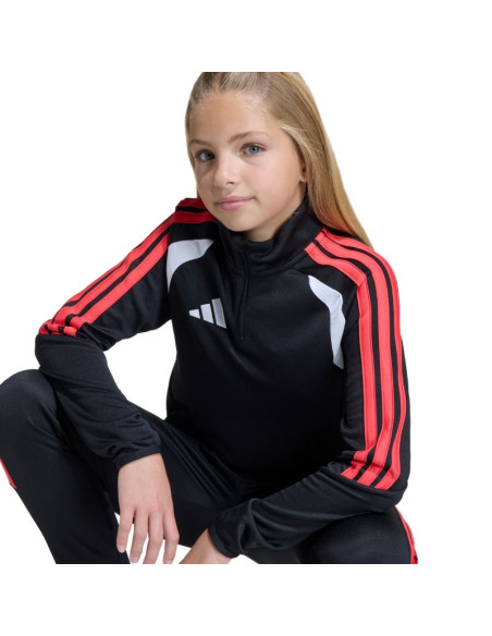 Bluza dla dzieci adidas tiro 26 league training top czarno-biało-czerwona jy7159