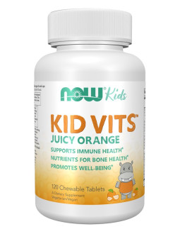 Kid Vits Juicy Orange -  Witaminy I Minerały Dla Dzieci Kid Vits Smak Pomarańczowy (120 Tabl.)