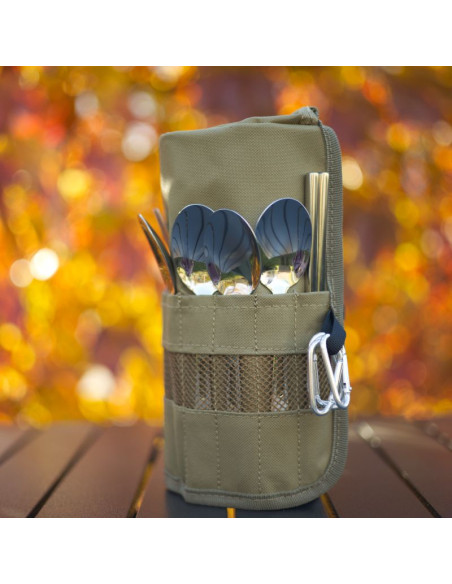 Sztućce turystyczne offlander zestaw w etui