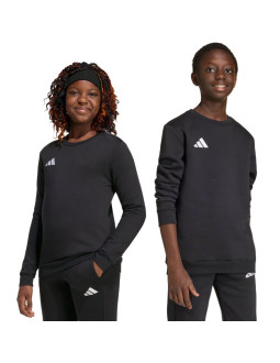 Bluza dla dzieci adidas entrada 26 sweat top czarna jz6554 2