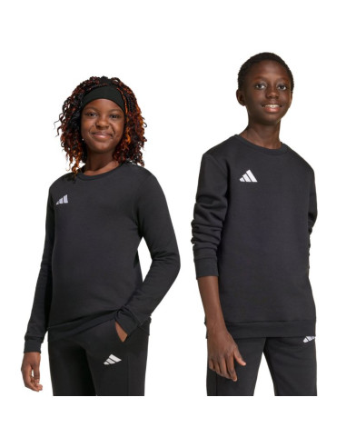 Bluza dla dzieci adidas entrada 26 sweat top czarna jz6554