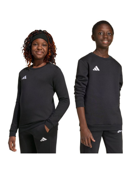 Bluza dla dzieci adidas entrada 26 sweat top czarna jz6554