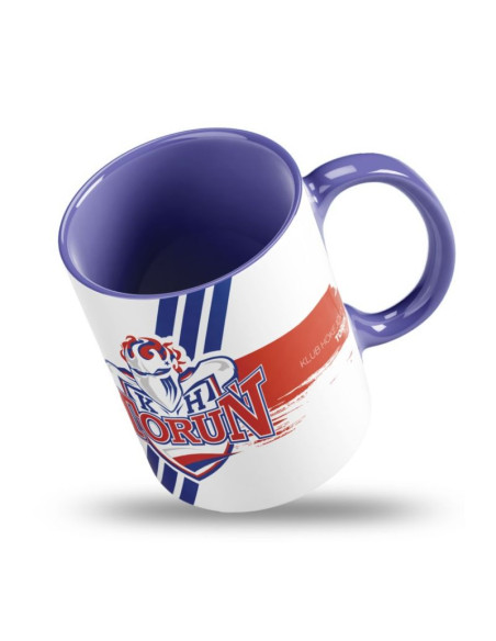 Kubek kibica z podkładką kht toruń srebkht