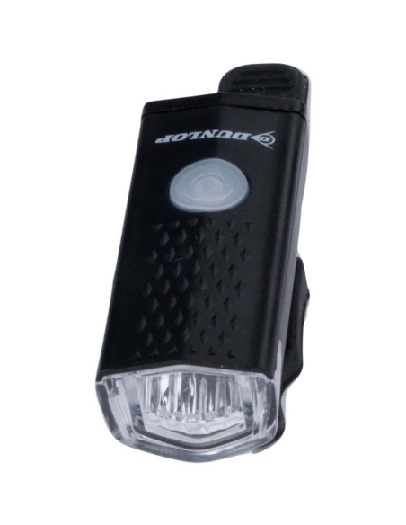 Zestaw lampek rowerowych dunlop led, ładowanie usb, tył+przód