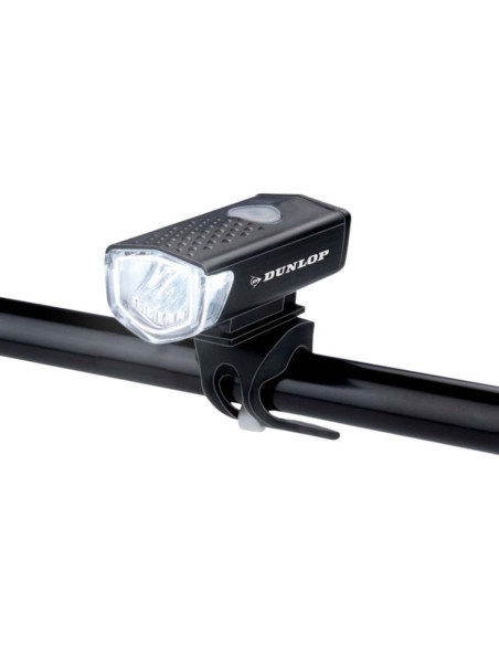 Zestaw lampek rowerowych dunlop led, ładowanie usb, tył+przód