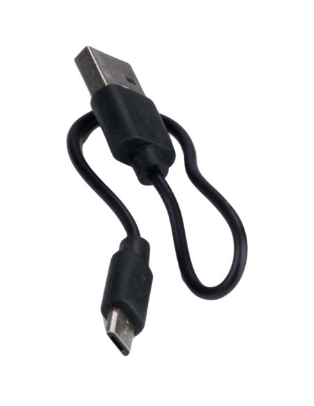 Zestaw lampek rowerowych dunlop led, ładowanie usb, tył+przód