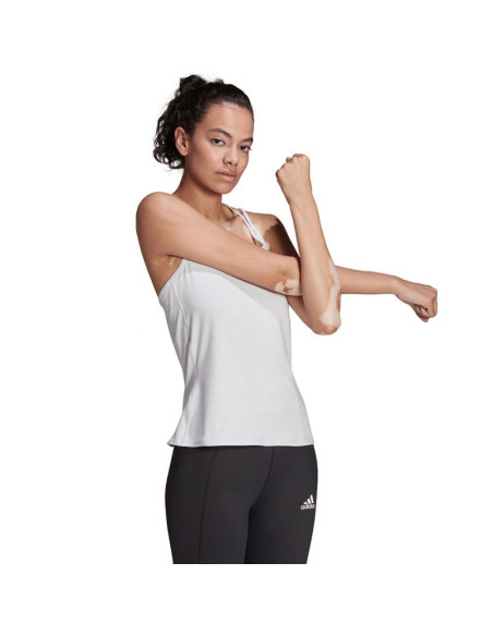 Koszulka adidas studio slim strappy back tank top w