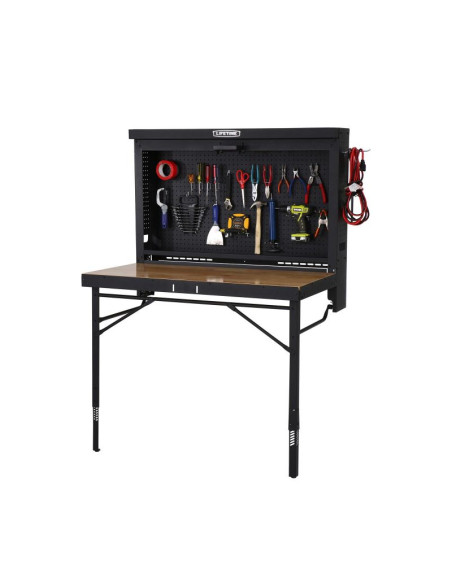 Naścienny stół warsztatowy składany