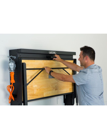 Naścienny stół warsztatowy składany