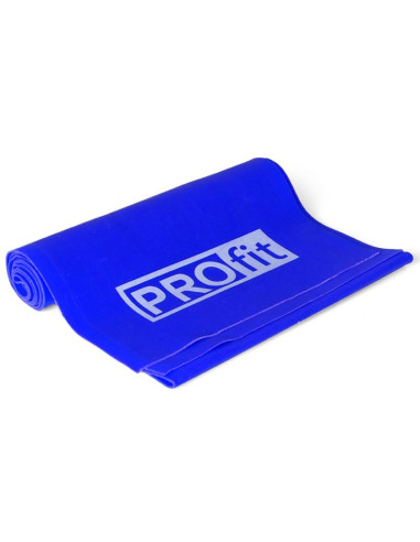 Guma fitness profit long medium 200x15x0,45cm niebieska dk 2227