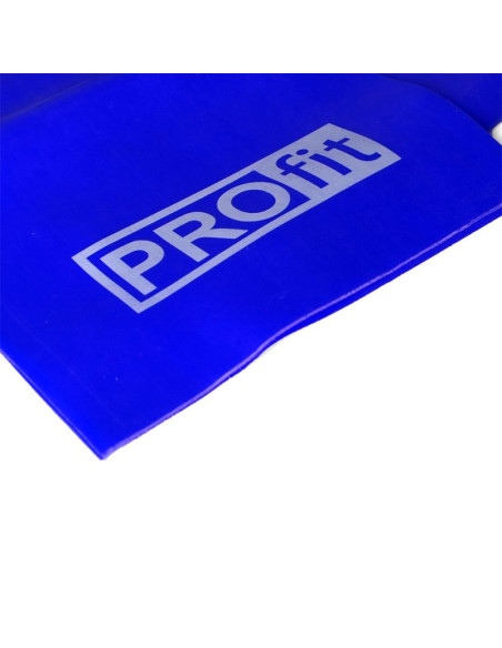 Guma fitness profit long medium 200x15x0,45cm niebieska dk 2227