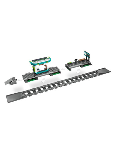 Lego city 60423 tramwaj miejski ze stacją
