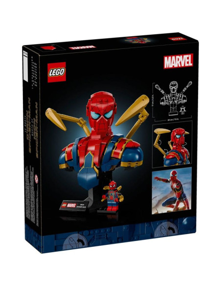 Lego marvel super heroes 76326 popiersie iron spider-mana